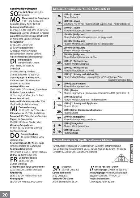 Dezember 2012 / Januar 2013 - Evangelische Kirchengemeinde ...