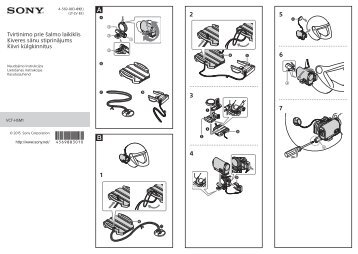 Sony VCT-HSM1 - VCT-HSM1 Istruzioni per l'uso Lituano