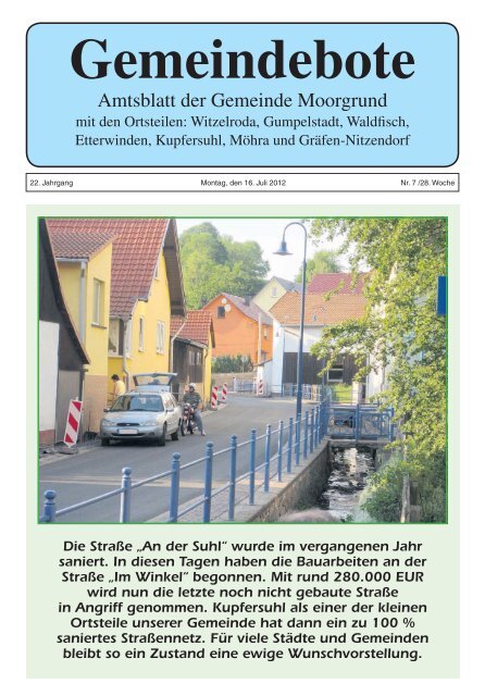 Gemeindebote Moorgrund