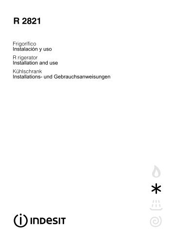 KitchenAid R 2821 - R 2821 EN (F027898) Mode d'emploi