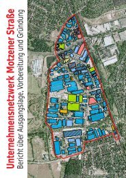 Unternehmensnetzwerk MotzenerStraße - regioconsult