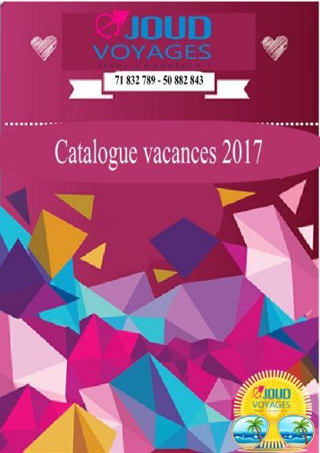 catalogue hotel joud voyage