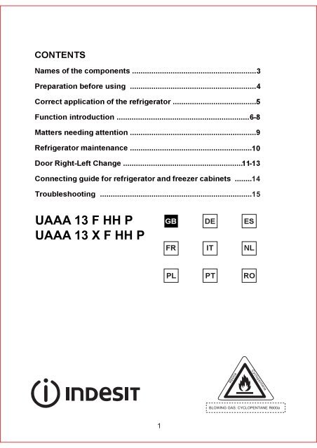 KitchenAid UAAA 13 F HH P - UAAA 13 F HH P PL (F084991) Mode d'emploi