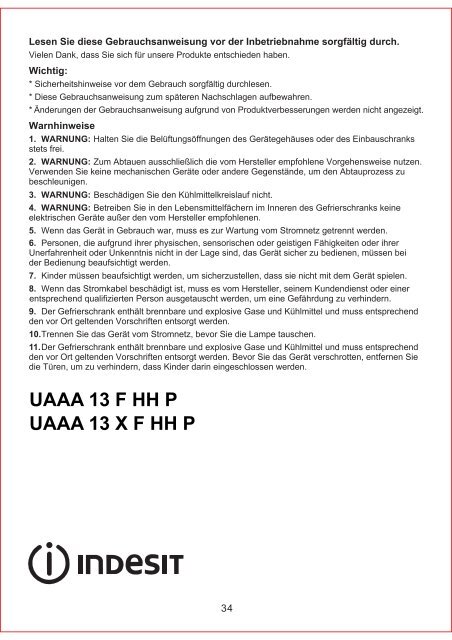 KitchenAid UAAA 13 F HH P - UAAA 13 F HH P PL (F084991) Mode d'emploi