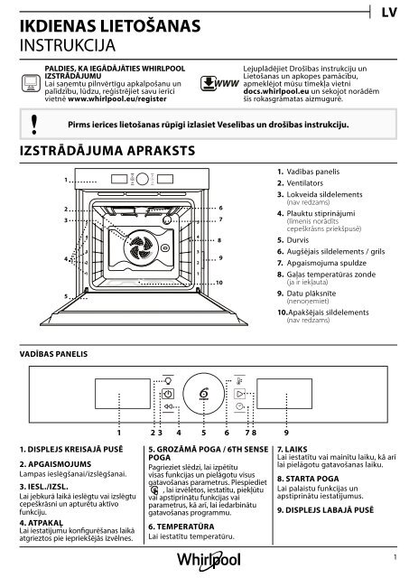 KitchenAid OAKZ9 7900 HS IX - OAKZ9 7900 HS IX LV (859991534340) Setup and user guide