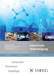 Industrielle Teilereinigung