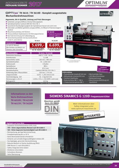 Schub OPTIMUM FjSo 2017