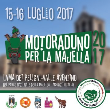 Motoraduno per la Majella. 15-16 Luglio 2017