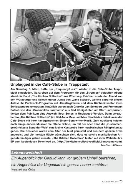 Gemeindeblatt April 2012