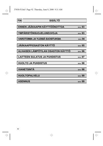 KitchenAid A 211/R/G/1 - A 211/R/G/1 FI (853916538010) Mode d'emploi