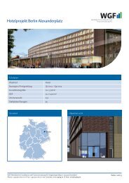 Factsheet Hotel Berlin Voltairestrasse 10 2012 de...., Seiten - WGF AG