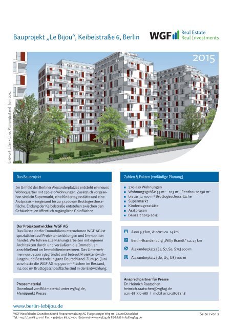 Factsheet Keibelstrasse de V4.pdf, Seiten 1-2 - WGF AG