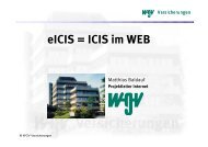 eICIS = ICIS im WEB - wgv Versicherungen