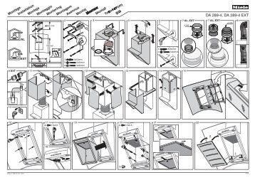 Miele KMDA 7774 FR - Plan de montage