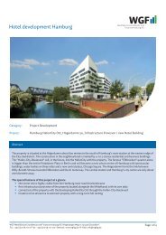 Hotel development Hamburg - WGF AG