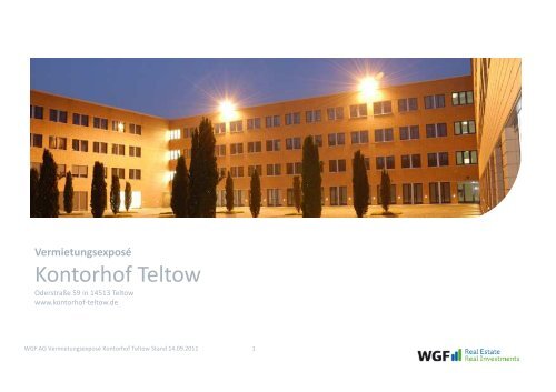 Kontorhof Teltow - WGF AG