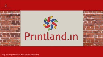 Buy Personalized Coffee Mugs Online in India at Printland.in