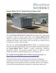 Global Energy-efficient HVAC Market Professional Survey Report 2017