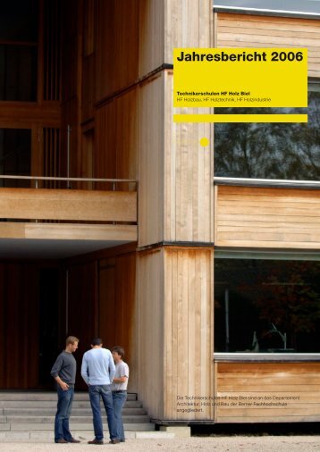 Techniker/in HF Holzbau - Hochschule für Architektur, Holz und Bau ...