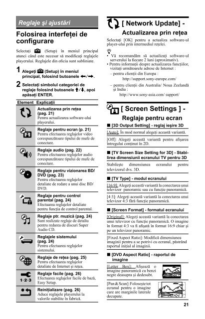 Sony BDP-S480 - BDP-S480 Mode d'emploi Roumain