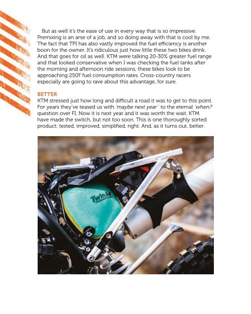 RUST magazine: 2018 KTM EXC TPI Special