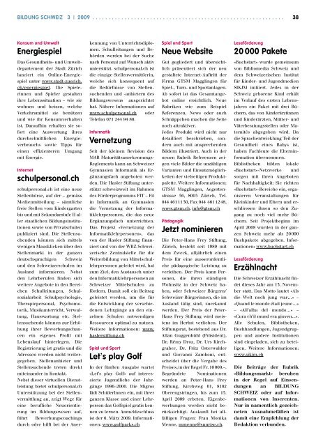 Heft 03/09 - beim LCH