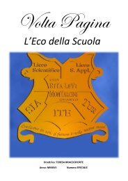 01617 L'Eco della scuola - Volta Pagina 3° Edizione