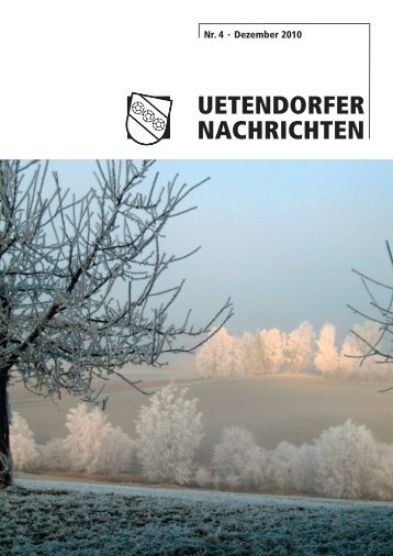 UETENDORFER NACHRICHTEN - Gemeinde Uetendorf