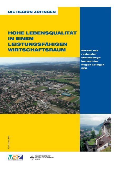 die region zofingen hohe lebensqualität in einem leistungsfähigen ...