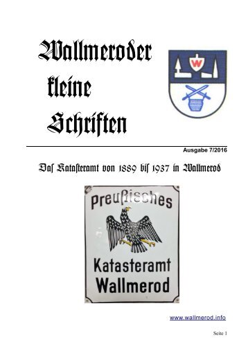 Katasteramt in Wallmerod