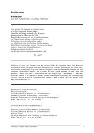 Borkovec - Feldarbeit - Edition Korrespondenzen