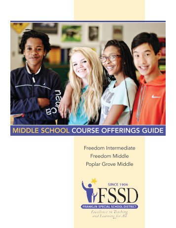 FSSD Middle School (5-8) Course Offerings Guide
