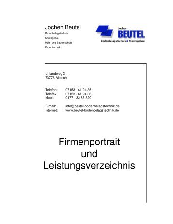 Hotline: 0177 - Jochen Beutel