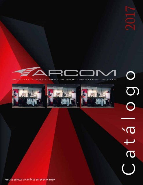 Catalogo Arcom Negro Rojo