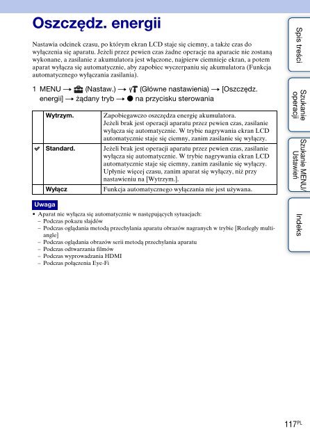 Sony DSC-WX5 - DSC-WX5 Consignes d&rsquo;utilisation Polonais