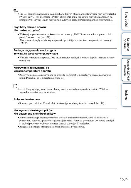 Sony DSC-WX5 - DSC-WX5 Consignes d&rsquo;utilisation Polonais