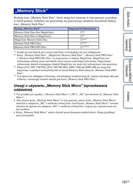 Sony DSC-WX5 - DSC-WX5 Consignes d&rsquo;utilisation Polonais