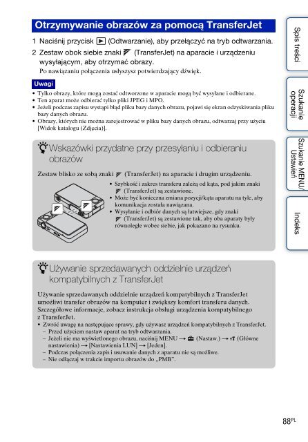 Sony DSC-WX5 - DSC-WX5 Consignes d&rsquo;utilisation Polonais