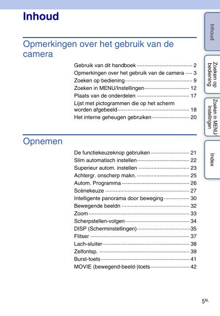 Sony DSC-WX5 - DSC-WX5 Consignes d&rsquo;utilisation N&eacute;erlandais