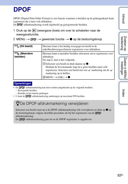 Sony DSC-WX5 - DSC-WX5 Consignes d&rsquo;utilisation N&eacute;erlandais