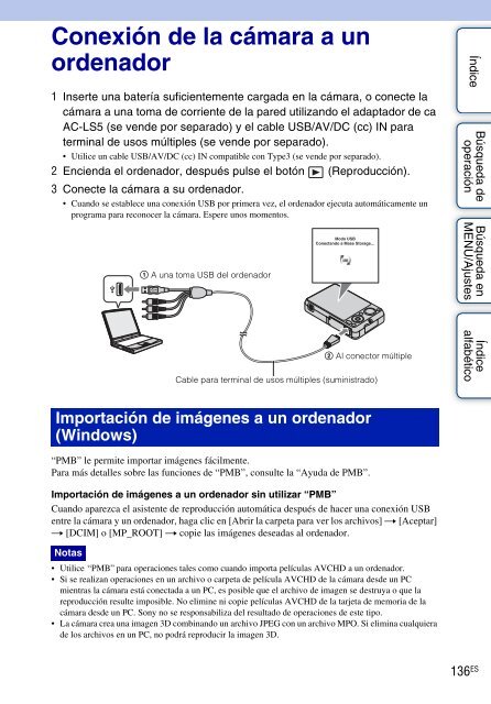 Sony DSC-WX5 - DSC-WX5 Consignes d&rsquo;utilisation Espagnol