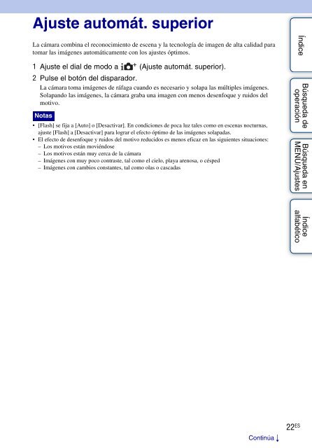 Sony DSC-WX5 - DSC-WX5 Consignes d&rsquo;utilisation Espagnol