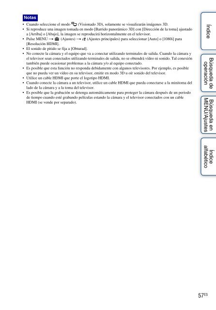 Sony DSC-WX5 - DSC-WX5 Consignes d&rsquo;utilisation Espagnol