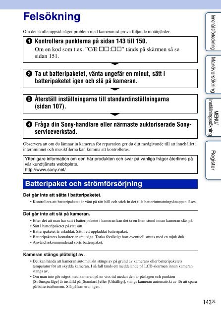 Sony DSC-WX5 - DSC-WX5 Consignes d&rsquo;utilisation Su&eacute;dois