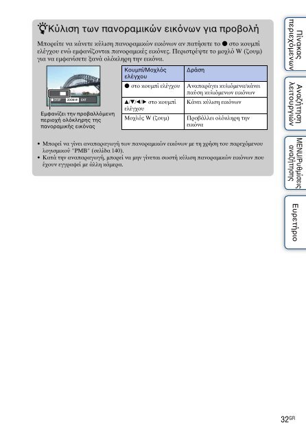 Sony DSC-WX5 - DSC-WX5 Consignes d&rsquo;utilisation Grec