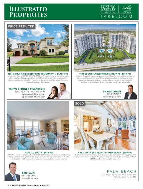 Palm Beach Real Estate Guide June 2017