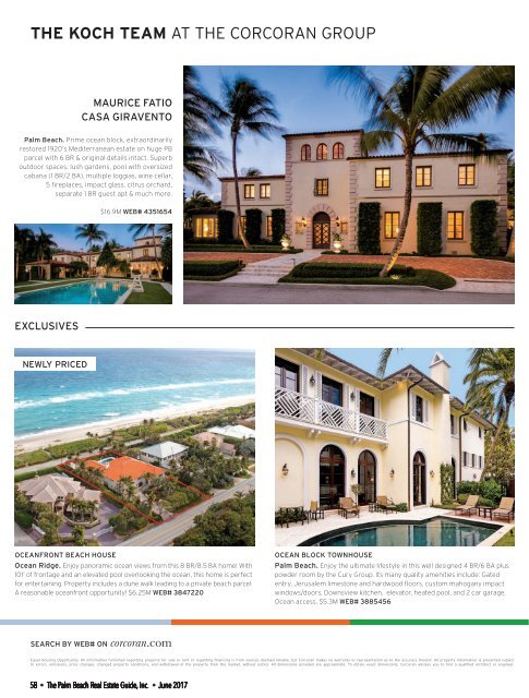 Palm Beach Real Estate Guide June 2017