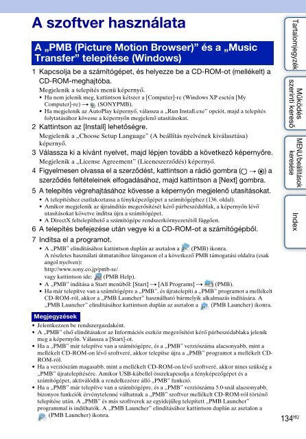 Sony DSC-WX5 - DSC-WX5 Consignes d&rsquo;utilisation Hongrois