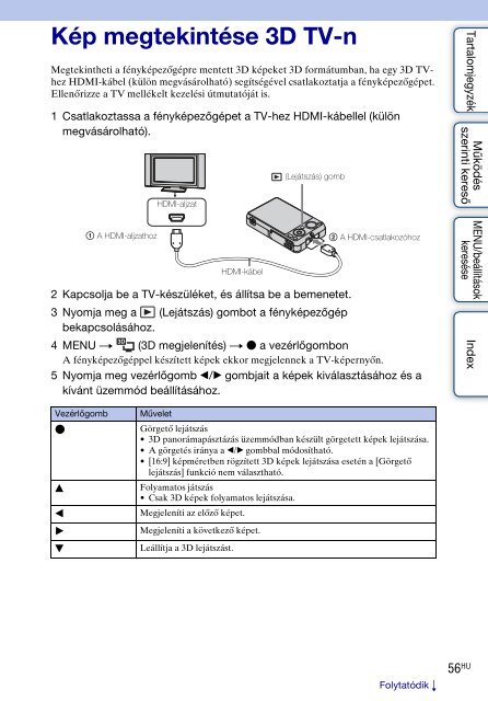 Sony DSC-WX5 - DSC-WX5 Consignes d&rsquo;utilisation Hongrois