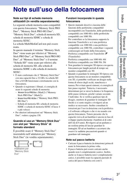 Sony DSC-WX5 - DSC-WX5 Consignes d&rsquo;utilisation Italien